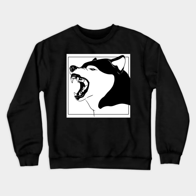 Wolf Crewneck Sweatshirt by ImaginativeWild